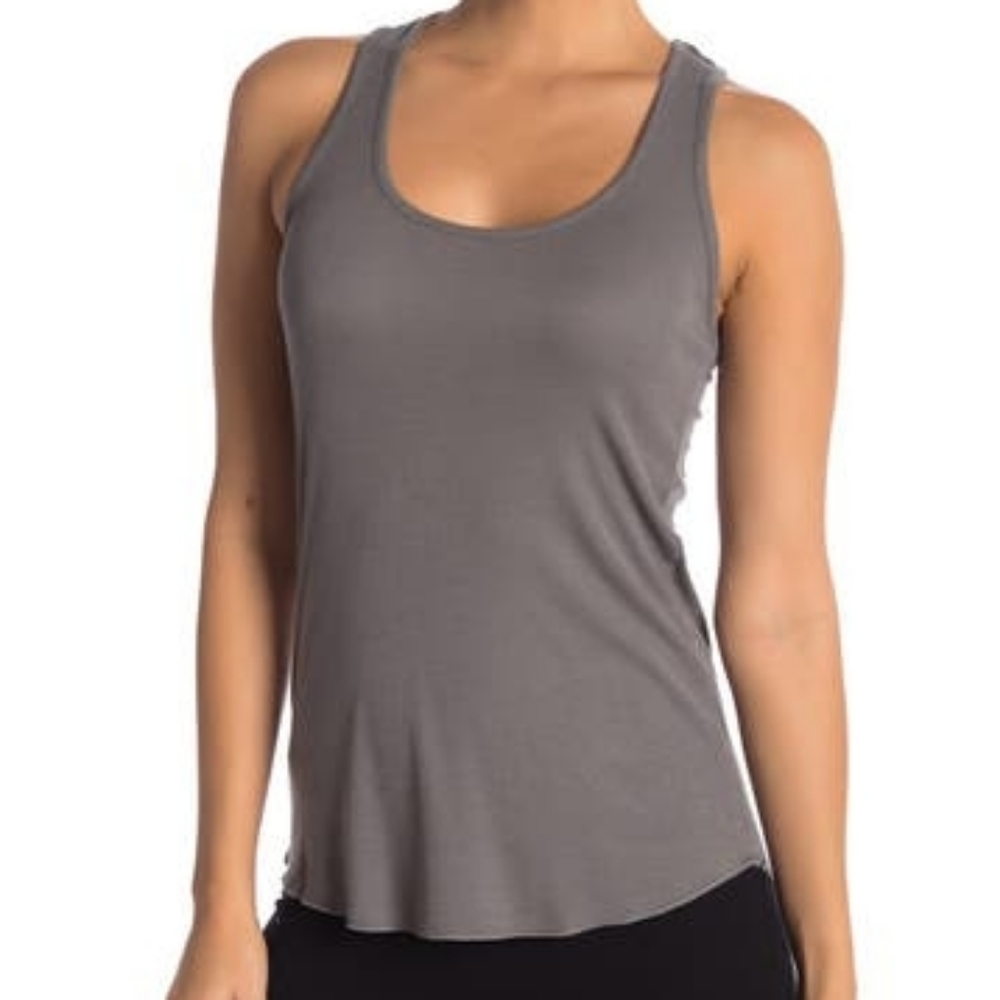 NEW Barefoot Dreams Luxe Ribbed Jersey Tank